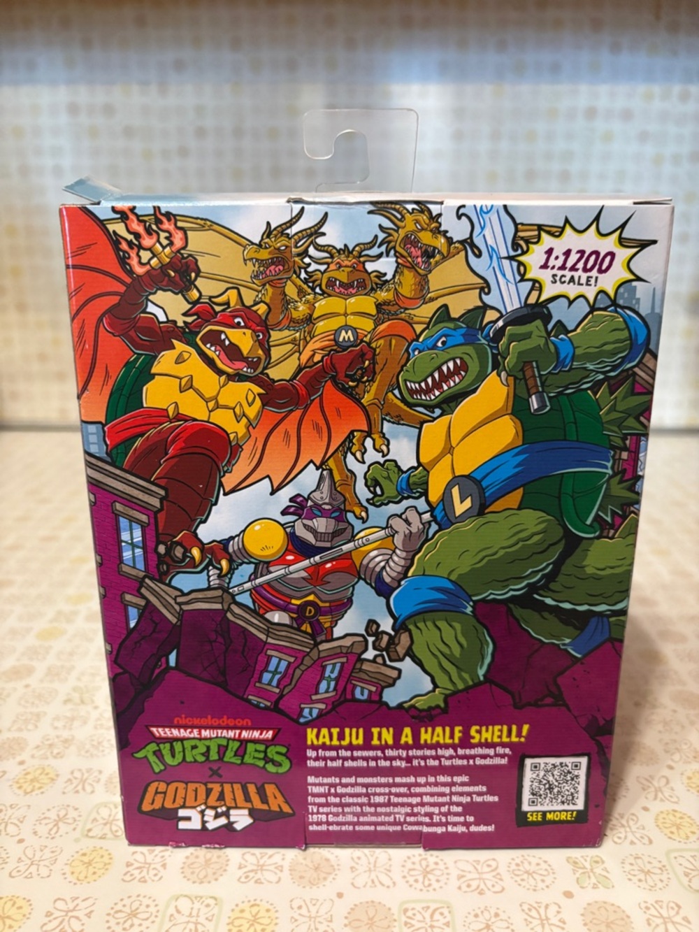 TMNT Teenage Mutant Ninja Turtles X Godzilla Leo X Godzilla Playmates 2025 - Picture 3 of 7